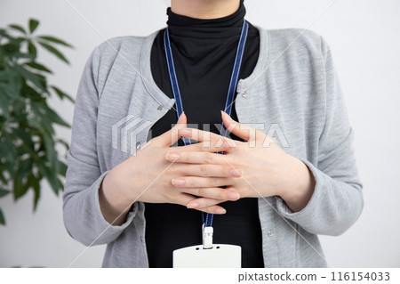 A woman with beautiful hands working A woman with beautiful hands working 116154033