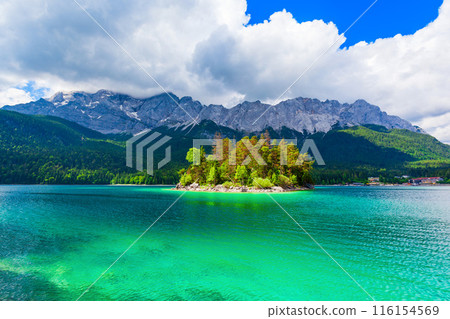 Eibsee lake in Bavaria, Germany 116154569