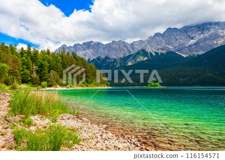 Eibsee lake in Bavaria, Germany 116154571