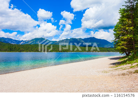 Eibsee lake in Bavaria, Germany 116154576