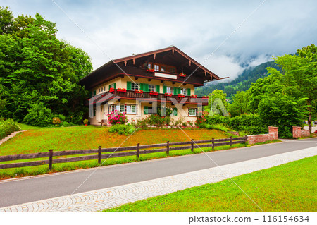 Berchtesgaden town in Bavaria, Germany 116154634