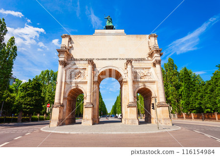 Siegestor or Victory Gate in Munich Siegestor or Victory Gate in Munich 116154984