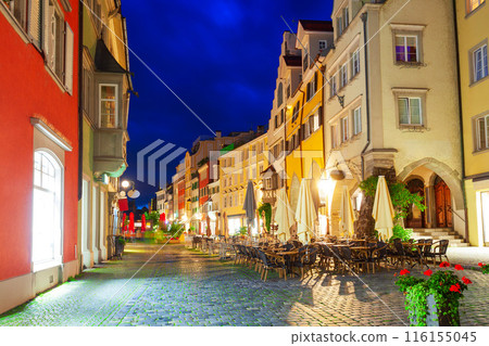 Lindau old town in Bavaria, Germany 116155045
