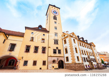 Regensburg old town in Bavaria, Germany 116155288