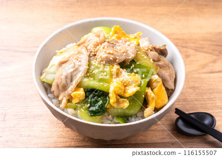 中式肉丸高麗菜炒飯 116155507