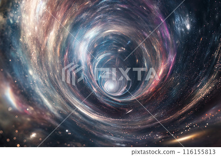 表現時間與空間扭曲的抽象繪畫 116155813