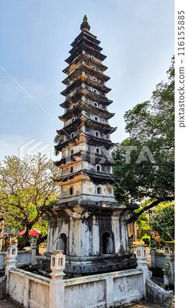 Pho Minh Tower At Pho Minh Pagoda In Nam Dinh Province, Vietnam. Pho Minh Tower At Pho Minh Pagoda In Nam Dinh Province, Vietnam. 116155885