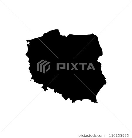 Poland map icon Poland map icon 116155955