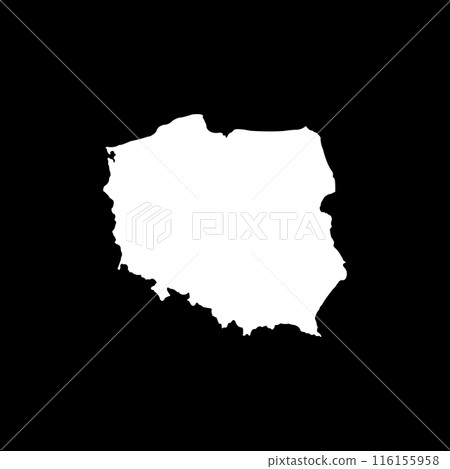 Poland map icon 116155958