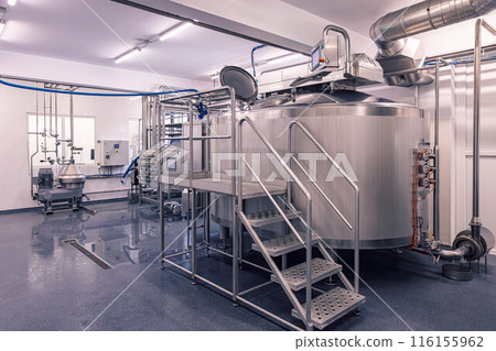 Interior of a food processing plant 116155962