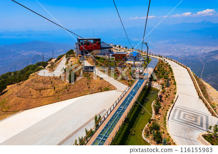Cable car station, Babadag mountain in Turkey Cable car station, Babadag mountain in Turkey 116155983