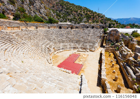Myra ancient city ruins in Demre, Turkey Myra ancient city ruins in Demre, Turkey 116156048