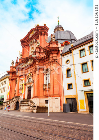 Neumunster Collegiate Church in Wurzburg, Germany Neumunster Collegiate Church in Wurzburg, Germany 116156101