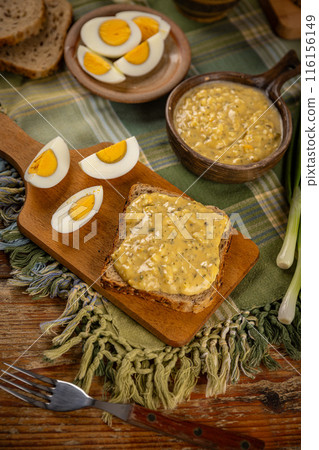Egg salad spread Egg salad spread 116156149