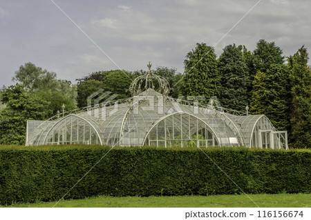 Meise Botanical Garden in Belgium. The Balat greenhouse Meise Botanical Garden in Belgium. The Balat greenhouse 116156674