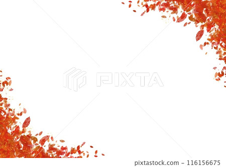 紅色樹離開框架 116156675