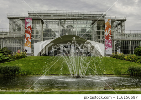 Meise Botanical Garden in Belgium. Meise Botanical Garden in Belgium. Canopied Plant Palace 116156687