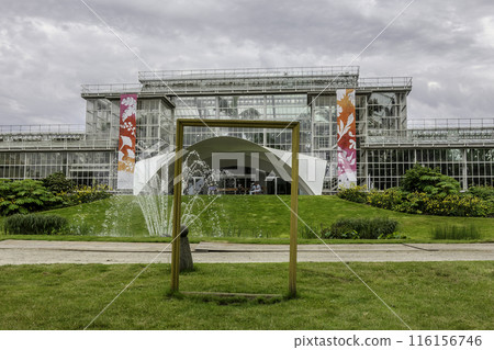 Meise Botanical Garden in Belgium. Meise Botanical Garden in Belgium. Canopied Plant Palace 116156746