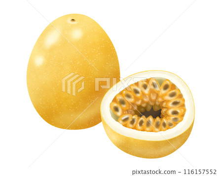 1 and a half yellow passion fruit 116157552