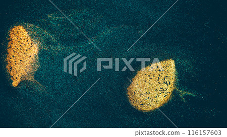 A green and yellow background A green and yellow background 116157603