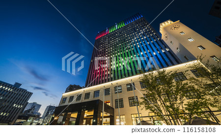 川崎市夜景:川崎市政府燈火通明【神奈川縣川崎市】 川崎市夜景:川崎市政府燈火通明【神奈川縣川崎市】 116158108