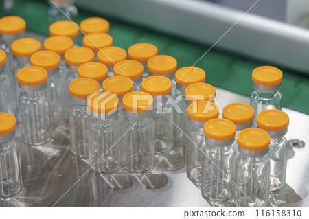The set of pharmaceutical bottles with the orange cap. The set of pharmaceutical bottles with the orange cap. 116158310