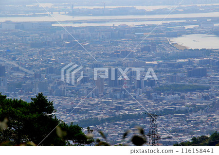 行子山,從東邊眺望西宮市和尼崎市 行子山,從東邊眺望西宮市和尼崎市 116158441