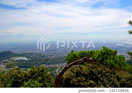 從行子山東側眺望高山和北山水庫 從行子山東側眺望高山和北山水庫 116158606