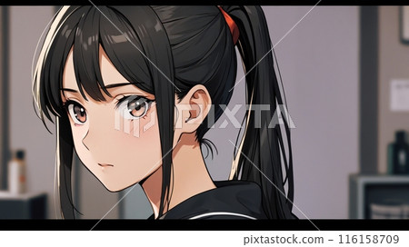 A cool 14-year-old beautiful girl 116158709