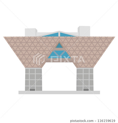 Big Sight illustration Big Sight illustration 116159619