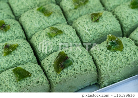 Kiwi halva squares, green halawa also known as halawa, alva, haleweh, halava, helava, helva, aluva 116159636