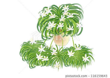 Crane and orchid flower card 2 116159643