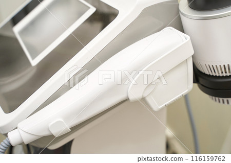 Face procedure. Professional dermatologist uses modern technology 116159762