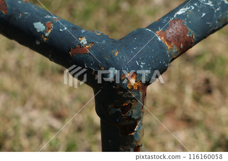 Old iron fence for swings Old iron fence for swings 116160058