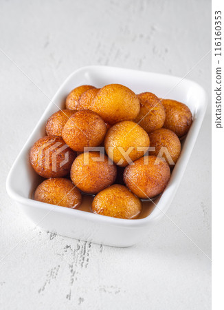 Gulab jamun dessert Gulab jamun dessert 116160353