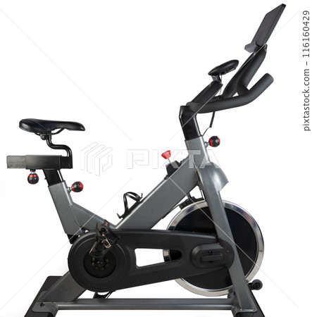 Stationary bicycle side view 116160429
