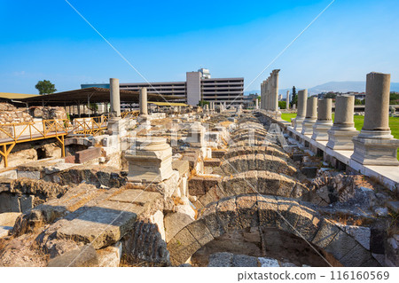 The Agora of Smyrna in Izmir city in Turkey 116160569