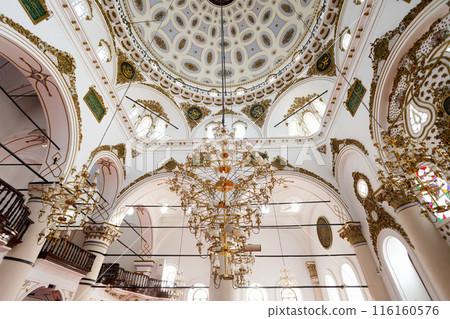 Hisar Mosque interior view in Izmir city in Turkey 116160576