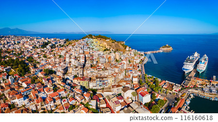 Kusadasi city aerial panoramic view in Aydin Province, Turkey Kusadasi city aerial panoramic view in Aydin Province, Turkey 116160618