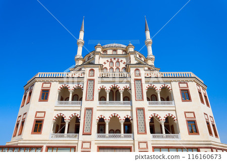 Didim Cental Mosque in Didim city in Turkey Didim Cental Mosque in Didim city in Turkey 116160673