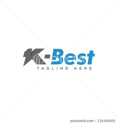 Letter K Best with number 1 on letter K Letter K Best with number 1 on letter K 116160803