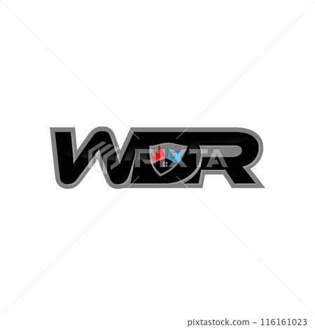WDR letter for your best business logo symbol 116161023