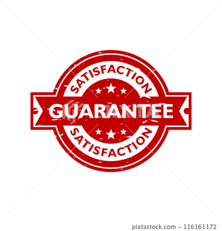 Guarantee stamp badge rubber icon vintage vector design Guarantee stamp badge rubber icon vintage vector design 116161172
