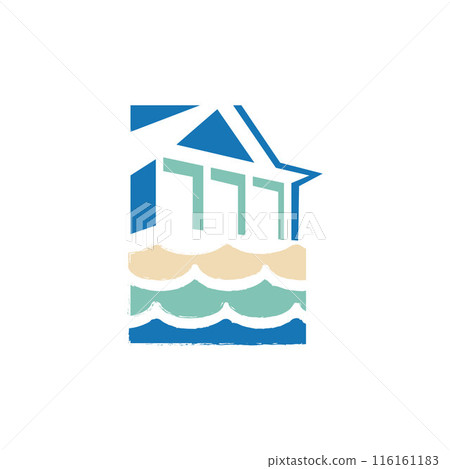 Abstract colorful home logo design template Abstract colorful home logo design template 116161183