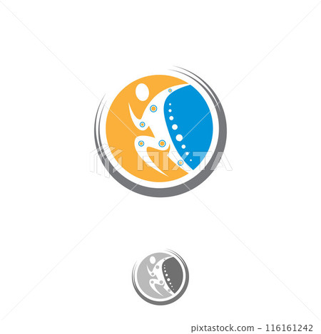 Chiropractic physiotherapy logo design template Chiropractic physiotherapy logo design template 116161242