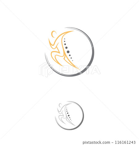 Creative human spinal health care medical template Creative human spinal health care medical template 116161243
