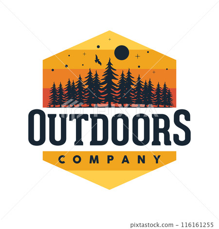 Outdoors Company logo emblem before the night come Outdoors Company logo emblem before the night come 116161255