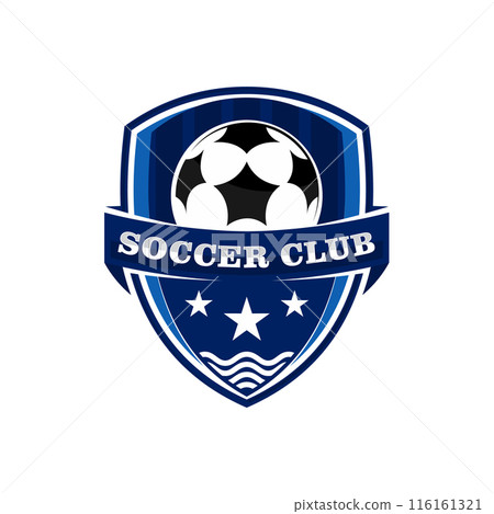 Soccer Football Badge Logo Design Template 116161321