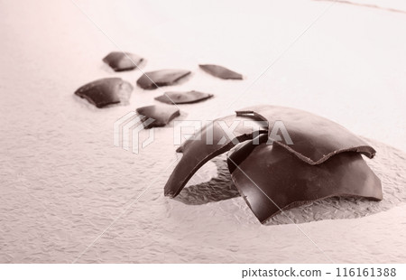 Delicious dark chocolate 116161388