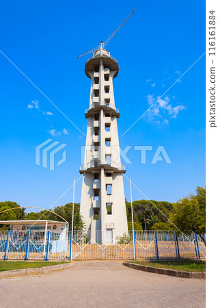 Izmir Parachute Tower in Izmir city in Turkey 116161884
